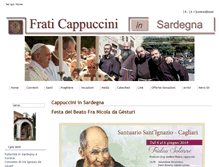 Tablet Screenshot of fraticappucciniinsardegna.it